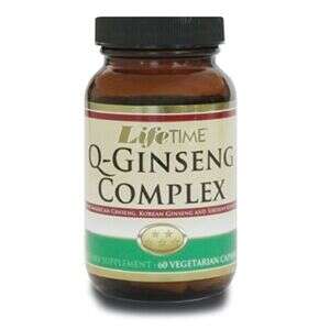 Lifetime Q-Ginseng Complex Veggie Capsules 60 Kapsül - LifeTime