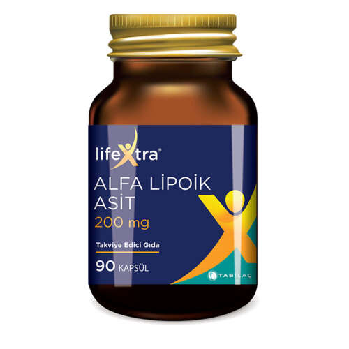 LifeXtra Alfa Lipoik Asit 90 Kapsül - TAB İlaç Sanayi A.Ş