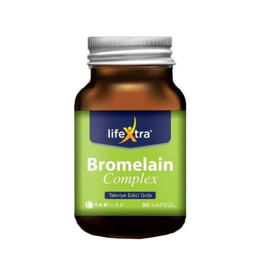 LifeXtra Bromelain Complex Takviye Edici Gıda 30 Kapsül - 1