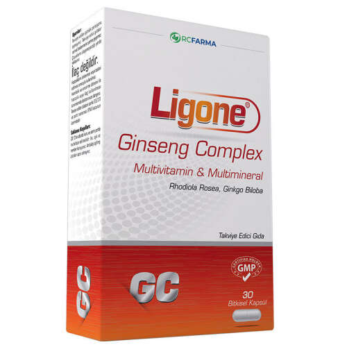 Ligone Ginseng Complex 30 Bitkisel Kapsül - RC Farma