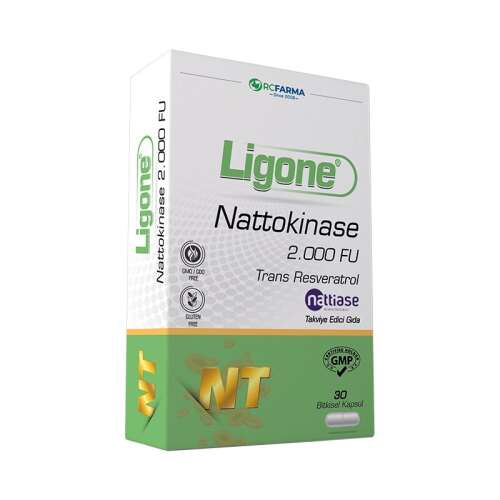 Ligone Nattokinase Takviye Edici Gıda 30 Kapsül - RC Farma