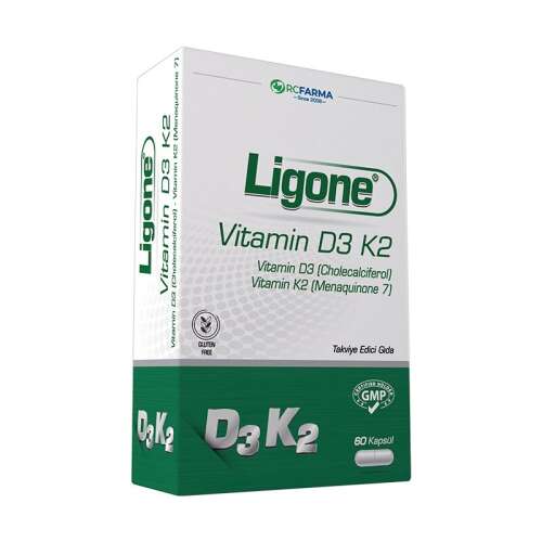 Ligone Vitamin D3K2 Takviye Edici Gıda 120 Kapsül - 2