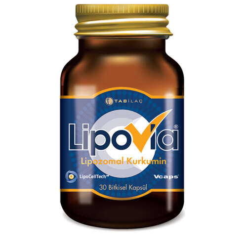 LipoVia Lipozomal Kurkumin 30 Bitkisel Kapsül - TAB İlaç Sanayi A.Ş