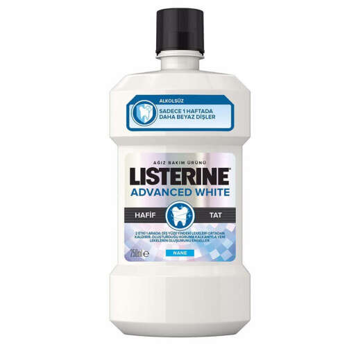 Listerine Advanced White Hafif Tat Çalkalama Suyu 250 ml - Listerine