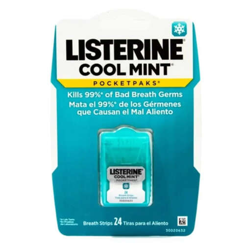 Listerine Cool Mint PocketPaks 24 Yaprak - 1