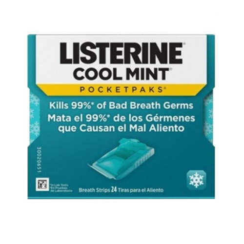 Listerine Coolmint Damak Strips Tekli 24 Yaprak - Listerine