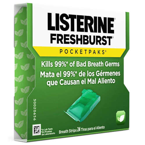 Listerine Fresburst Damak Strips Tekli 24 Yaprak - Listerine