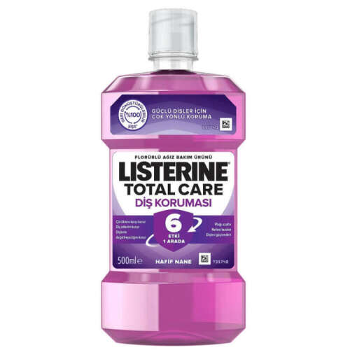 Listerine Total Care 6 Etki 1 Arada Nane Aromalı Ağız Bakım Suyu 500 ml - Listerine