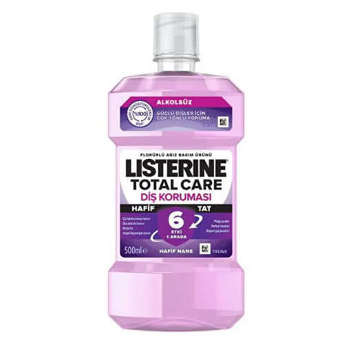 Listerine Total Care Zero Hafif Nane Ağız Bakım Ürünü 500 ml - Listerine