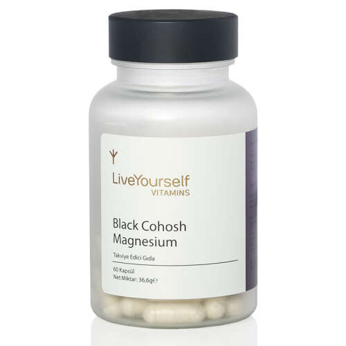 LiveYourself Black Cohosh ve Magnezyum 60 Kapsül - LiveYourself