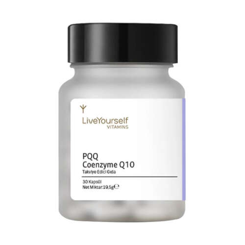 LiveYourself PQQ Coenzyme Q10 Takviye Edici Gıda 30 Kapsül - LiveYourself