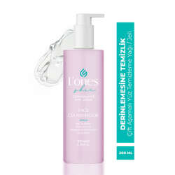Lones Nemlendirici Aydınlatıcı Çift Aşamalı Yüz Temizleme Yağı ve Jeli 200 ml - 2