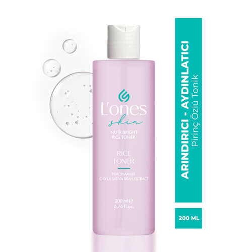 Lones Arındırıcı, Aydınlatıcı, Leke Karşıtı Pirinç Özlü Tonik - Rice Toner 200 ml - 2