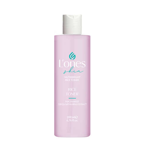 Lones Arındırıcı, Aydınlatıcı, Leke Karşıtı Pirinç Özlü Tonik - Rice Toner 200 ml - Lones