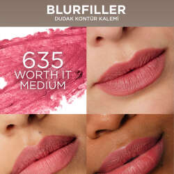 Loreal Paris Blurfiller 635 Worth It Medium Dudak Kontür Kalemi - 4
