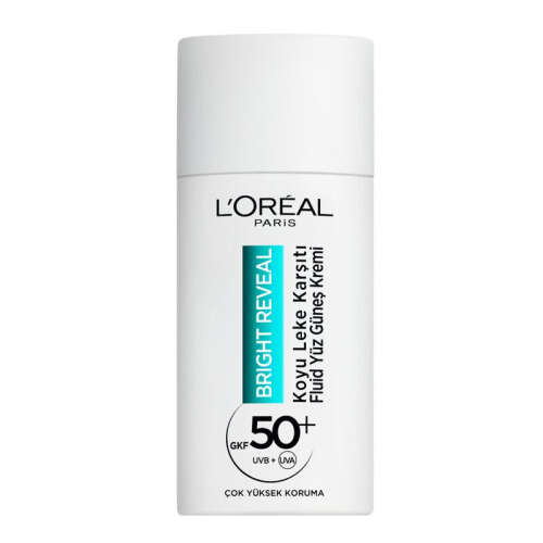 Loreal Paris Bright Reveal Koyu Leke Karşıtı Spf 50 Fluid Yüz Güneş Kremi 50 ml - 1