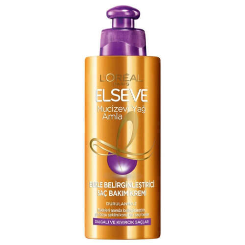 Loreal Paris Elseve Amla Bukle Belirginleştirici Saç Bakım Kremi 200 ml - 1