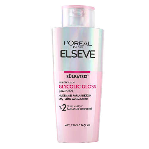 Loreal Paris Elseve Glycolic Gloss Sülfatsız Şampuan 200 ml - 1