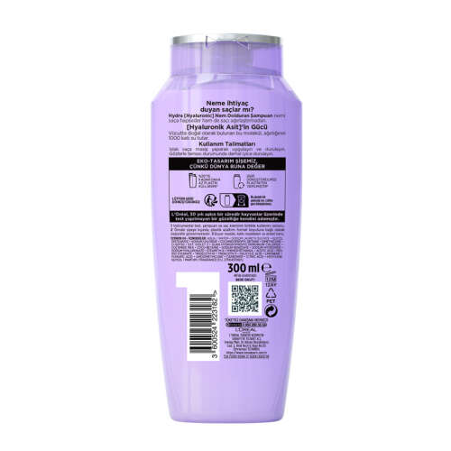 Elseve Hydra Hyaluronic Nem Dolduran Şampuan 300 ml - 2