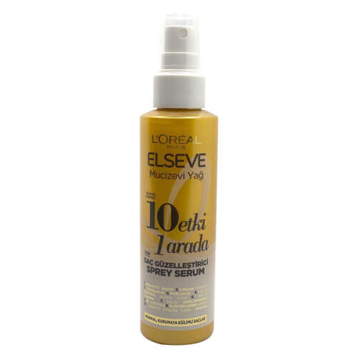 Loreal Paris Elseve Mucizevi Yağ Saç Güzelleştirici Sprey Serum 150 ml - 1