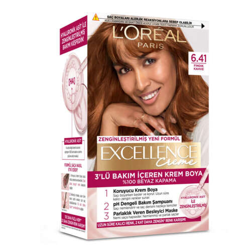 Loreal Paris Excellence Creme Saç Boyası 6.41 - Tarçın Bakırı - Loreal Paris