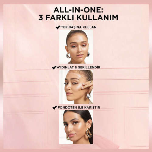 Loreal Paris Glotion Natural Glow Aydınlatıcı No:903 Medium Glow 40 ml - 4