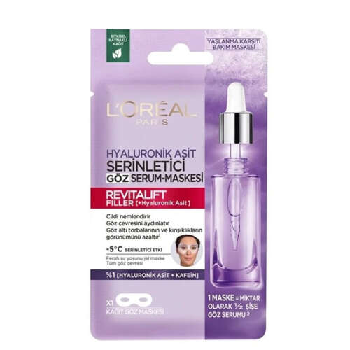 Loreal Paris Hyaluronik Asit Serinletici Göz Serum - Maskesi 11 gr - Loreal Paris