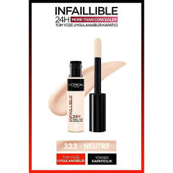 Loreal Paris Infaillible More Than Concealer - Kapatıcı No: 322 Neutral 11 ml - 2