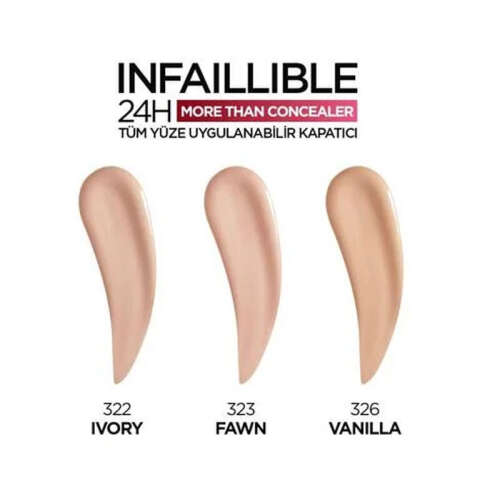 Loreal Paris Infaillible 24H More Than Concealer 326 Vanilla 11 ml - 4