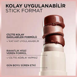 Loreal Paris Lumi Glass Islak Bitişli Stick Aydınlatıcı 620 Glassy Pink Ballet - 3