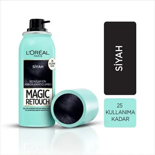 Loreal Paris Magic Retouch Sprey 75ml - Siyah - 2