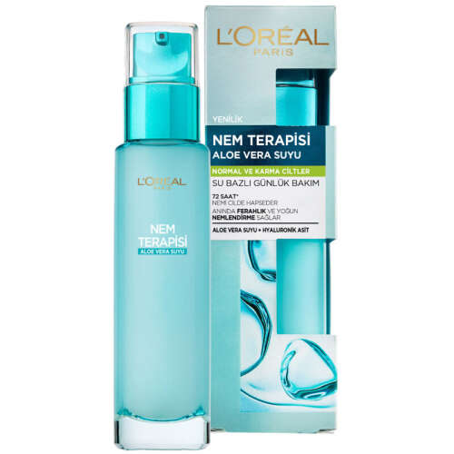 Loreal Paris Nem Terapisi Aloe Vera Suyu 70 ml - Normalden Karmaya Ciltler - Loreal Paris