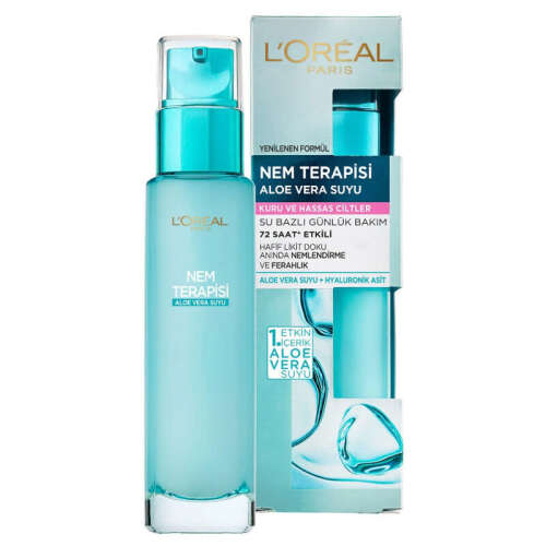 Loreal Paris Nem Terapisi Aloe Vera Suyu 70ml - Kuru ve Hassas Ciltler - 1