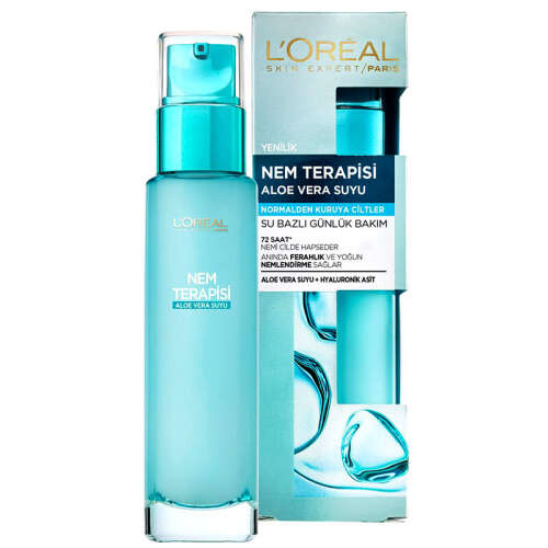 Loreal Paris Nem Terapisi Aloe Vera Suyu 70ml - Normalden Kuruya Ciltler - Loreal Paris