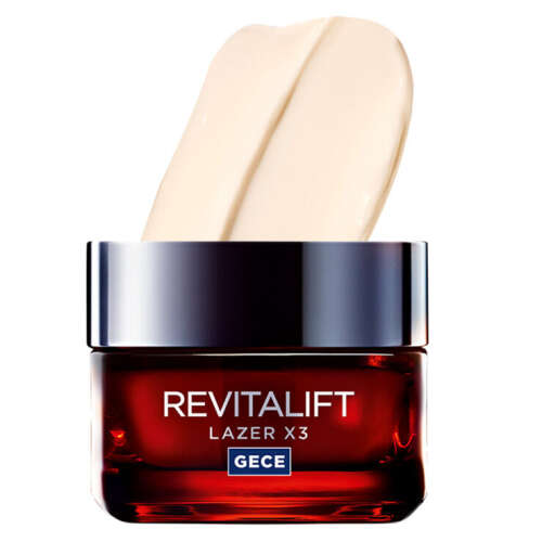 Loreal Paris Revitalift Lazer X3 Yoğun Yaşlanma Karşıtı Kremi Gece 50ml - 1