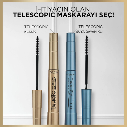 Loreal Paris Telescopic Waterproof Black Maskara 7.7 ml - 4