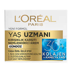 Loreal Paris Yaş Uzmanı 30+ Kırışıklık Karşıtı Nemlendirici Krem 50 ml - 1