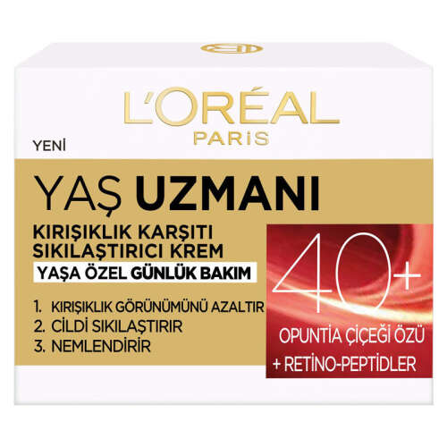Loreal Paris Yaş Uzmanı 40+ Kırışıklık Karşıtı Sıkılaştırıcı Krem 50 ml - 2