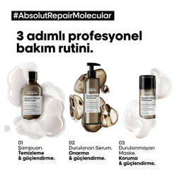 Loreal Professionnel Absolut Repair Molecular Yıpranmış Saçlar İçin Maske 100 ml - 4