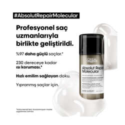 Loreal Professionnel Absolut Repair Molecular Yıpranmış Saçlar İçin Maske 100 ml - 5