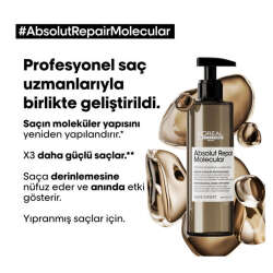 Loreal Professionnel Serie Expert Absolut Repair Molecular Durulanan Serum 250 ml - 4
