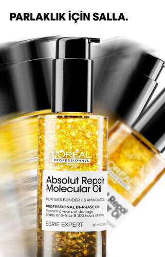 LOreal Professionnel Absolut Repair Molecular Çift Fazlı Profesyonel Bakım Yağı 90 ml - 3