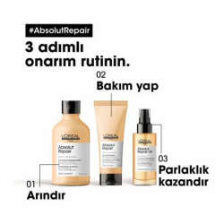Loreal Professionnel Absolut Repair Yıpranmış Saçlar İçin Saç Bakım Kremi 200 ml - 5