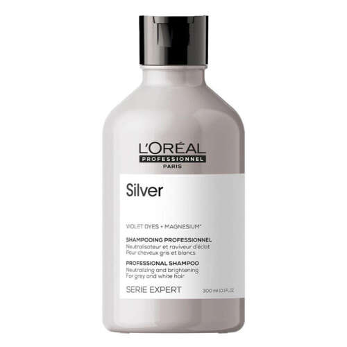 Loreal Professionnel Çok Açık Sarı, Gri ve Beyaz Saçlar için Renk Dengeleyici Mor Şampuan 300 ml - 1