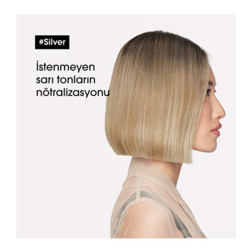 Loreal Professionnel Çok Açık Sarı, Gri ve Beyaz Saçlar için Renk Dengeleyici Mor Şampuan 300 ml - 4