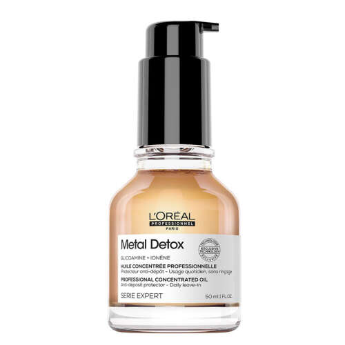 Loreal Professionnel Dolgun Beslenmiş Parlak Saçlar İçin Metal Detox Oil Konsantre Yağ 50 ml - Loreal Professionnel