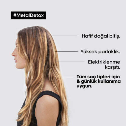Loreal Professionnel Dolgun Beslenmiş Parlak Saçlar İçin Metal Detox Oil Konsantre Yağ 50 ml - 4