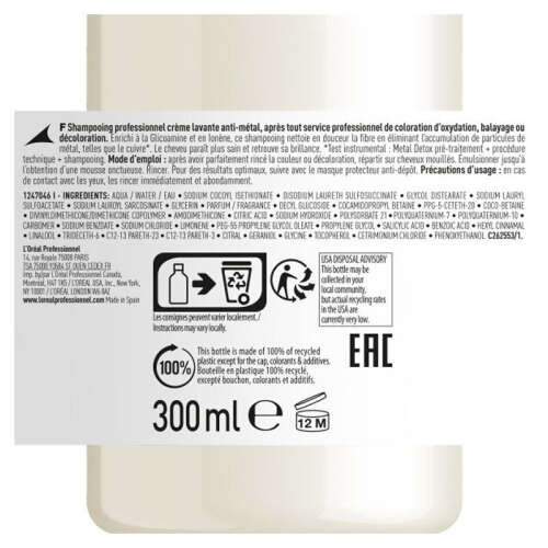 Loreal Professionnel Serie Expert Metal Detox Kırılma Karşıtı Arındırıcı Şampuan 300 ml - 4