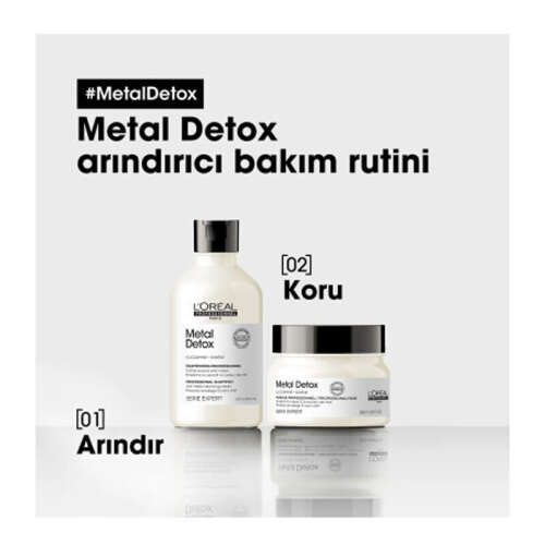 Loreal Professionnel Serie Expert Metal Detox Kırılma Karşıtı Koruyucu Maske 250 ml - 5