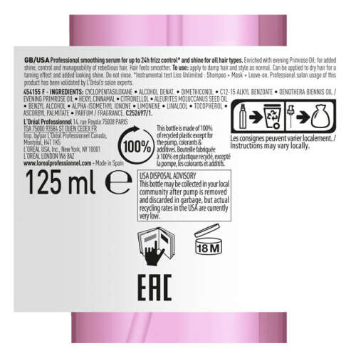Loreal Professionnel Serie Expert Elektriklenme Karşıtı ve Yoğun Yumuşaklık Veren Yağ 125 ml - 3